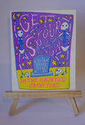 Haunted Graveyard Print