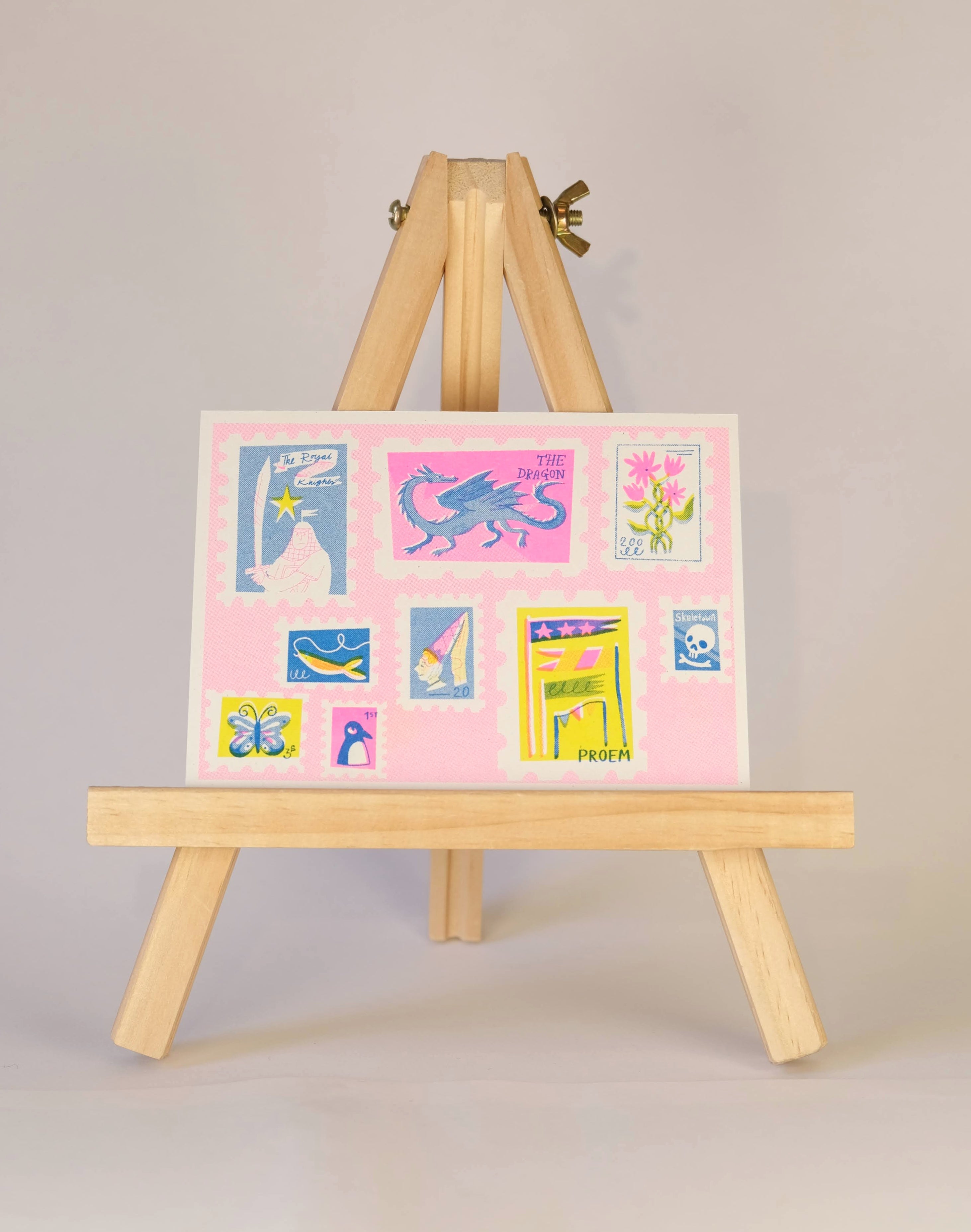 Stamps Postcard