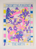 Knitting Penguins Workshop Print