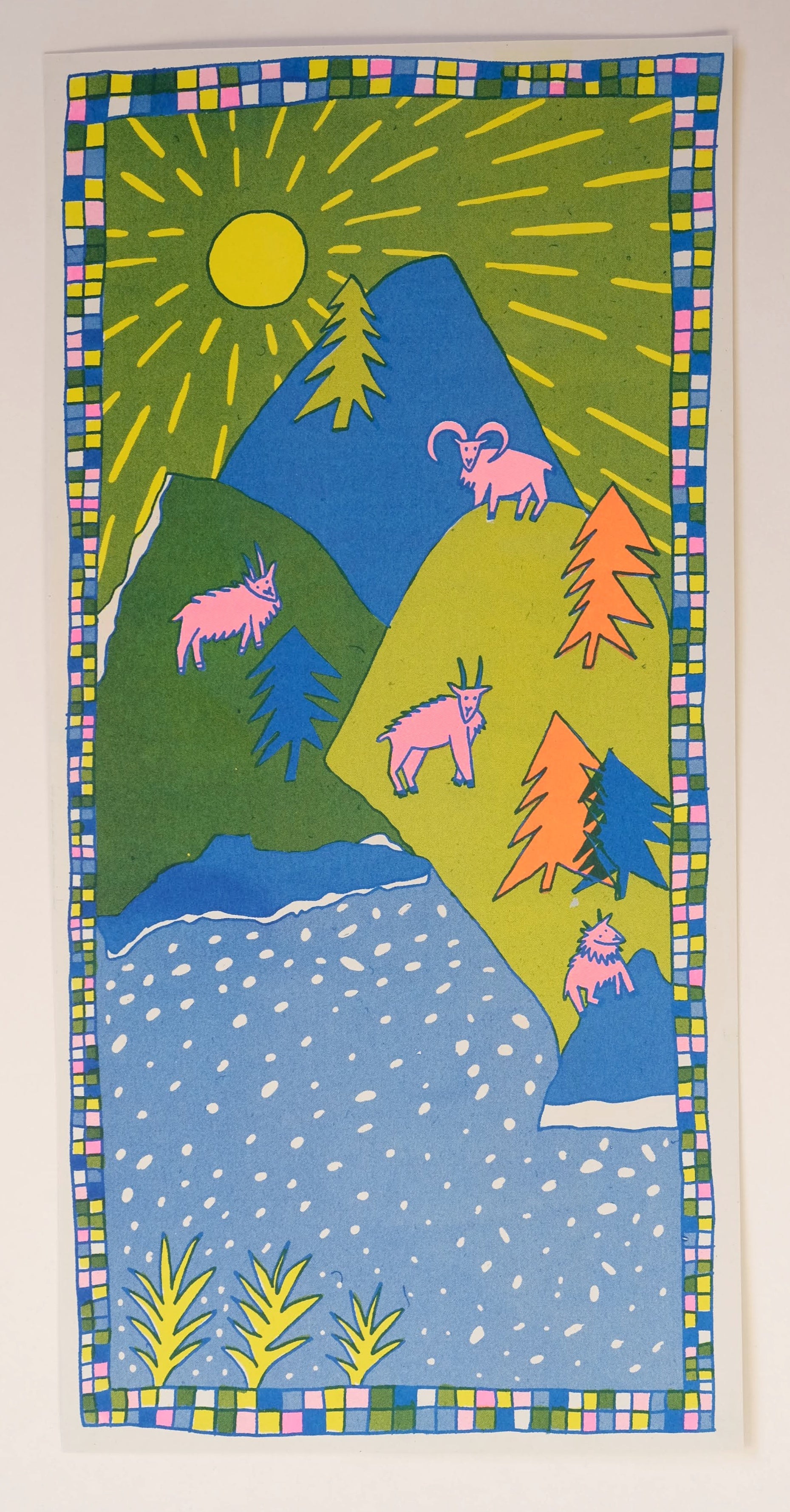 Goats Print
