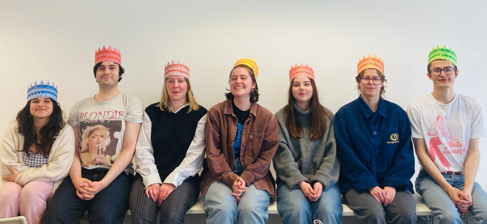 Risograph Paper Crowns